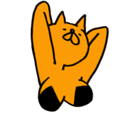 pin-up cat sticker #12110095