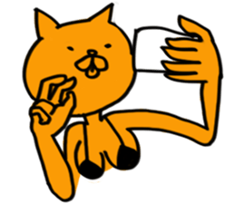 pin-up cat sticker #12110098