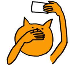 pin-up cat sticker #12110099