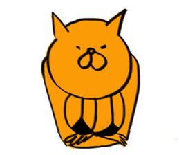 pin-up cat sticker #12110101