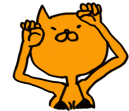 pin-up cat sticker #12110110