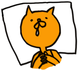 pin-up cat sticker #12110114