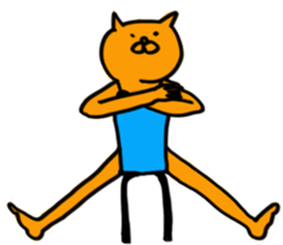 pin-up cat sticker #12110115