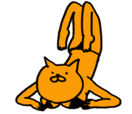 pin-up cat sticker #12110118