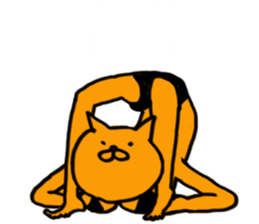 pin-up cat sticker #12110119