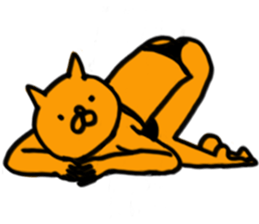 pin-up cat sticker #12110125