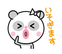 Panda-chan of cod roe lips sticker #12110769