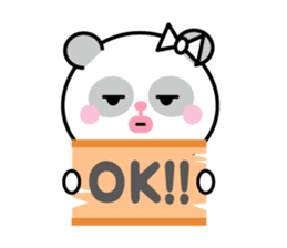 Panda-chan of cod roe lips sticker #12110796