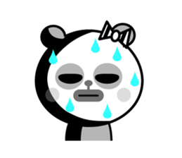 Panda-chan of cod roe lips sticker #12110801