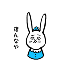up front rabbit sticker #12111203