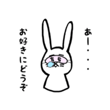 up front rabbit sticker #12111228