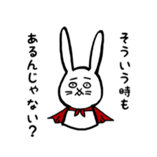 up front rabbit sticker #12111235
