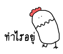 Capsule hen sticker #12111727