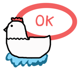 Capsule hen sticker #12111729