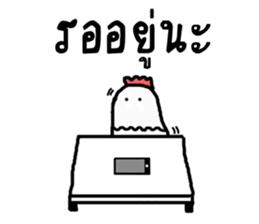 Capsule hen sticker #12111732