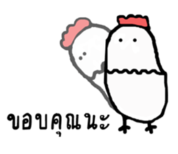 Capsule hen sticker #12111736