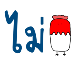 Capsule hen sticker #12111747