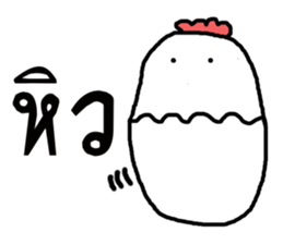 Capsule hen sticker #12111760