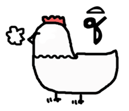 Capsule hen sticker #12111761