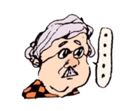Cute Grandpa sticker sticker #12112297