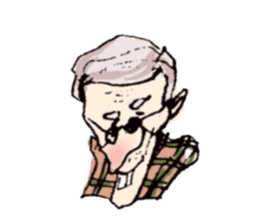 Cute Grandpa sticker sticker #12112301