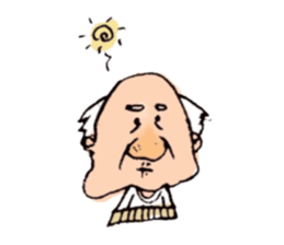 Cute Grandpa sticker sticker #12112304