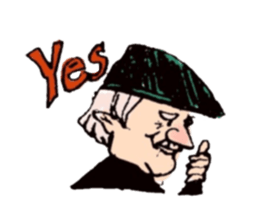 Cute Grandpa sticker sticker #12112311