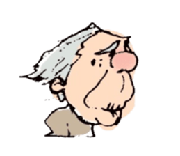 Cute Grandpa sticker sticker #12112313