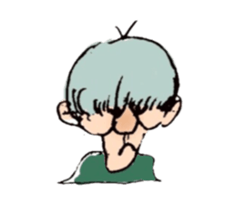Cute Grandpa sticker sticker #12112318