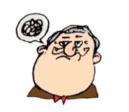 Cute Grandpa sticker sticker #12112321