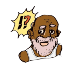 Cute Grandpa sticker sticker #12112325