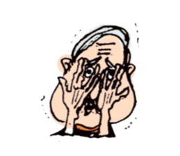 Cute Grandpa sticker sticker #12112333