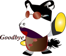 Sunglasses Funny cow sticker #12114143