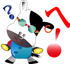 Sunglasses Funny cow sticker #12114168