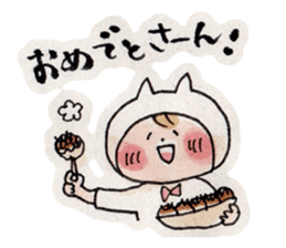 Neko-kaburi-boy (KANSAI ver.) sticker #12114418