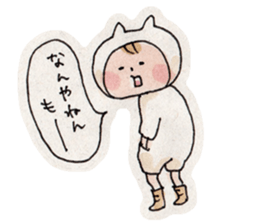 Neko-kaburi-boy (KANSAI ver.) sticker #12114435