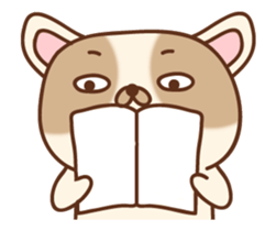 Charlie & Chino [Pug & French Bulldog] sticker #12114627