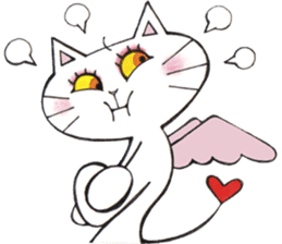 Devils cat & Angels cat E. No.2 sticker #12114813