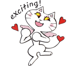 Devils cat & Angels cat E. No.2 sticker #12114821