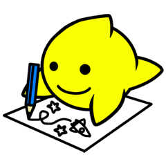 Star dust boy sticker 4th