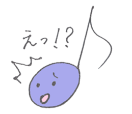 a musical note sticker #12115339