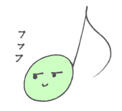 a musical note sticker #12115342