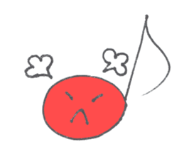 a musical note sticker #12115356