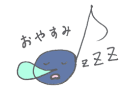 a musical note sticker #12115357