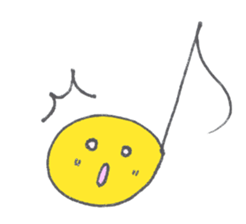 a musical note sticker #12115358