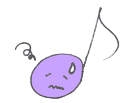 a musical note sticker #12115359