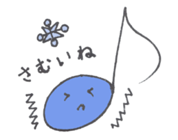 a musical note sticker #12115361
