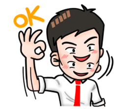 Awesome Salaryman and Trader sticker #12116035