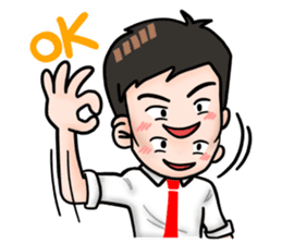 Awesome Salaryman and Trader sticker #12116035