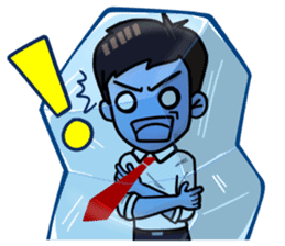 Awesome Salaryman and Trader sticker #12116038